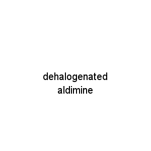 dehalogenated aldimine